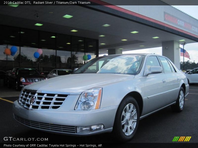 Radiant Silver / Titanium/Dark Titanium 2010 Cadillac DTS