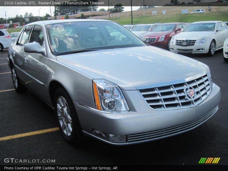 Radiant Silver / Titanium/Dark Titanium 2010 Cadillac DTS