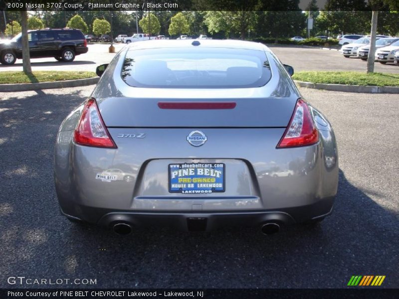 Platinum Graphite / Black Cloth 2009 Nissan 370Z Coupe