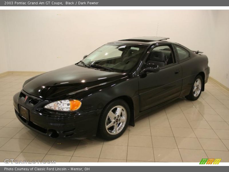 Black / Dark Pewter 2003 Pontiac Grand Am GT Coupe