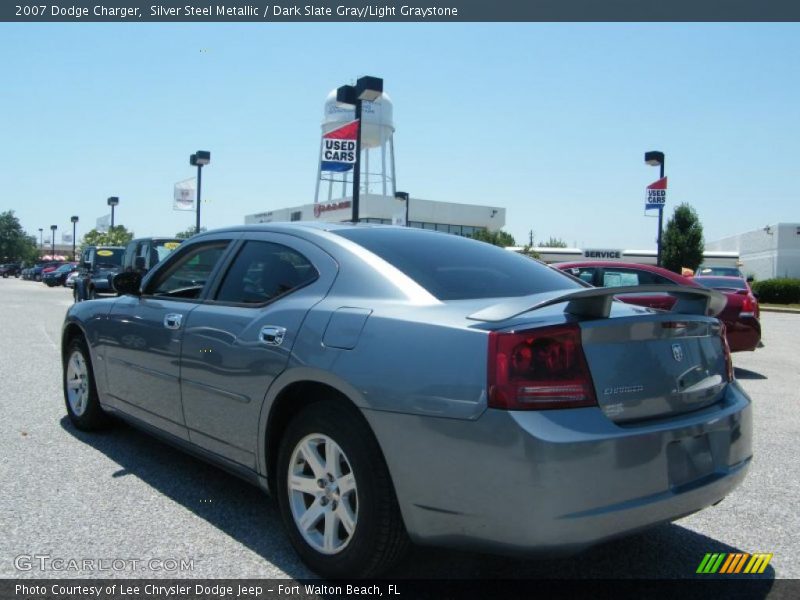 Silver Steel Metallic / Dark Slate Gray/Light Graystone 2007 Dodge Charger