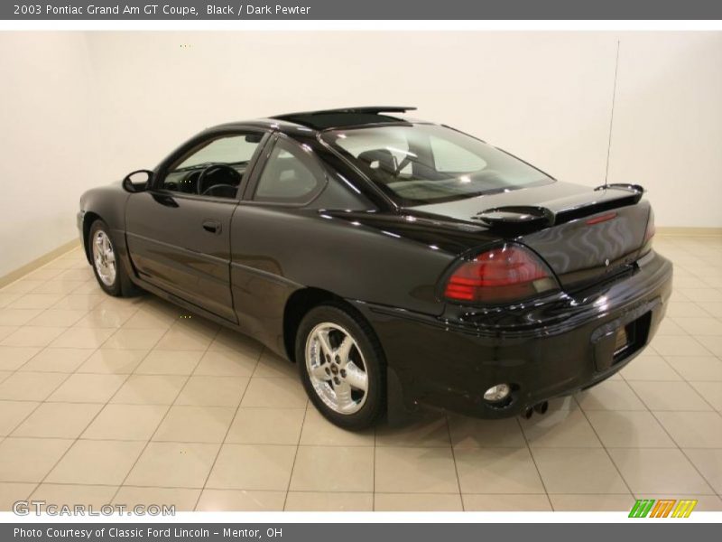 Black / Dark Pewter 2003 Pontiac Grand Am GT Coupe