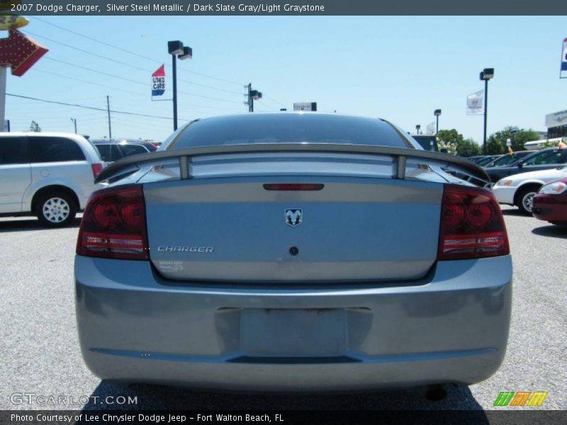 Silver Steel Metallic / Dark Slate Gray/Light Graystone 2007 Dodge Charger