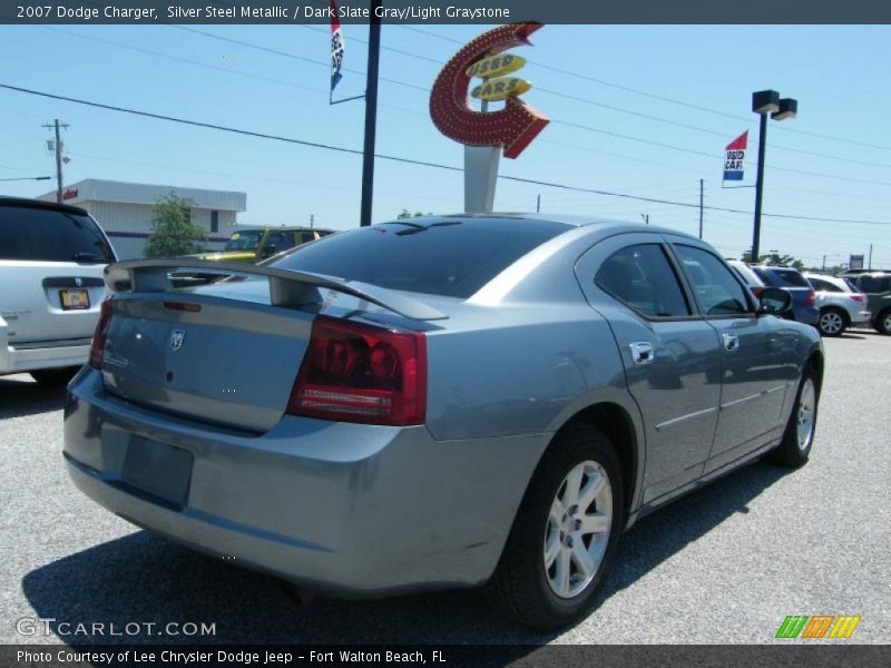 Silver Steel Metallic / Dark Slate Gray/Light Graystone 2007 Dodge Charger