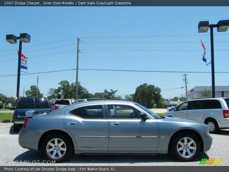 Silver Steel Metallic / Dark Slate Gray/Light Graystone 2007 Dodge Charger