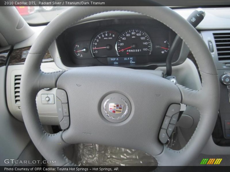 Radiant Silver / Titanium/Dark Titanium 2010 Cadillac DTS