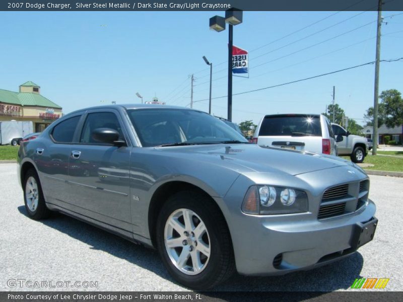 Silver Steel Metallic / Dark Slate Gray/Light Graystone 2007 Dodge Charger