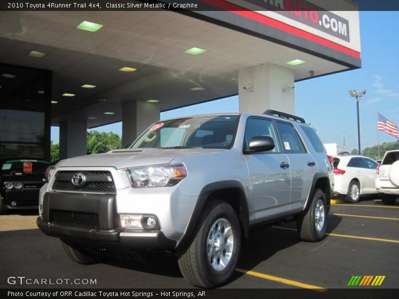 Classic Silver Metallic / Graphite 2010 Toyota 4Runner Trail 4x4
