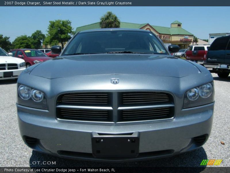 Silver Steel Metallic / Dark Slate Gray/Light Graystone 2007 Dodge Charger