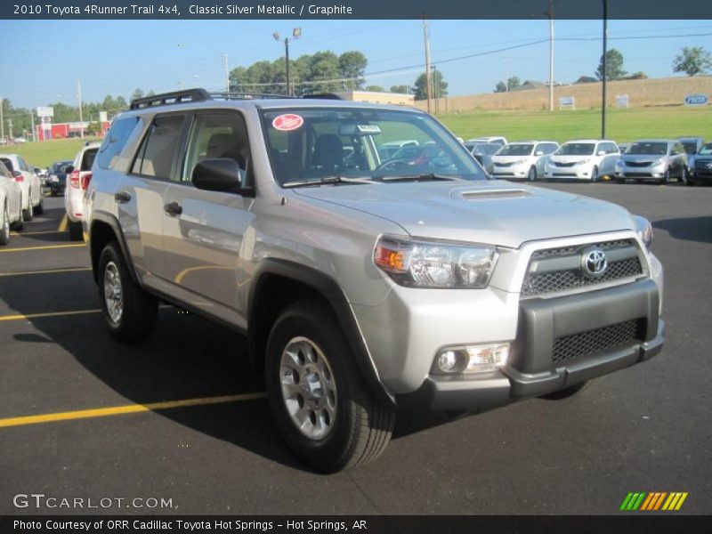 Classic Silver Metallic / Graphite 2010 Toyota 4Runner Trail 4x4
