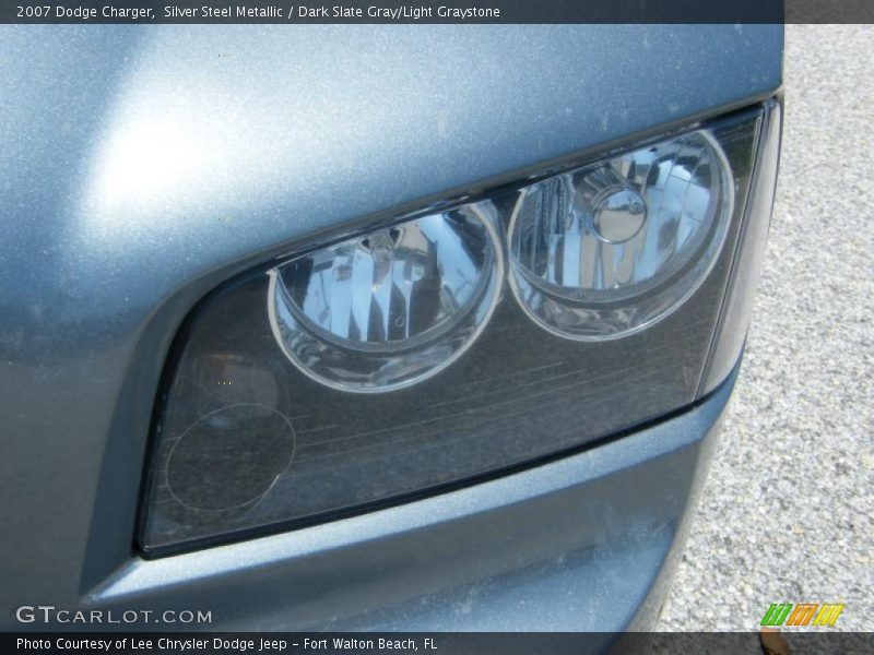 Silver Steel Metallic / Dark Slate Gray/Light Graystone 2007 Dodge Charger