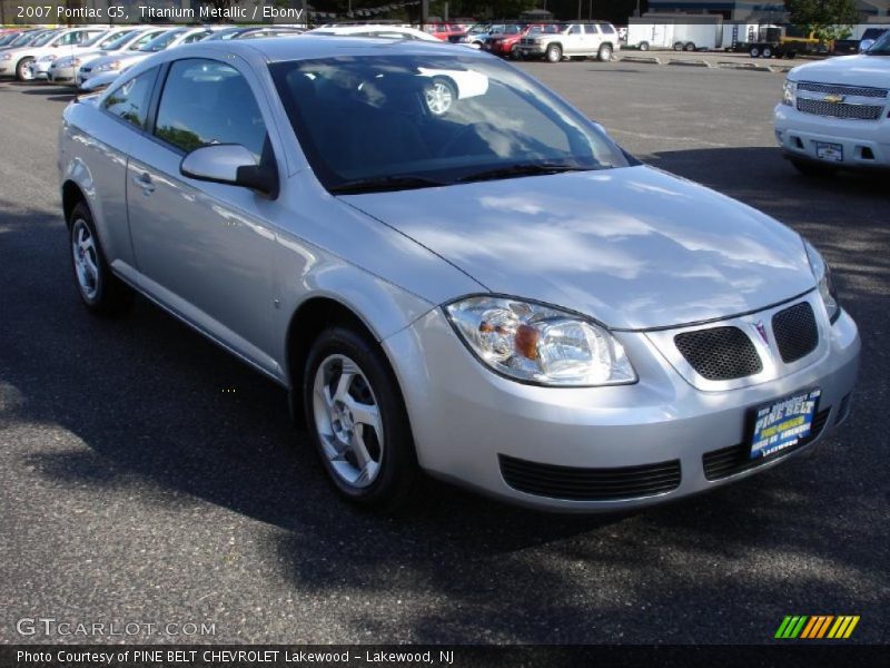 Titanium Metallic / Ebony 2007 Pontiac G5