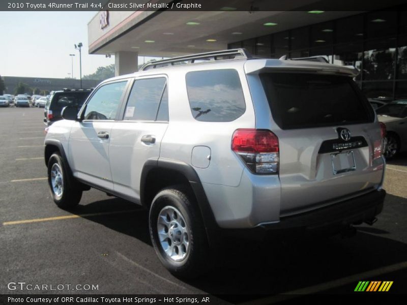 Classic Silver Metallic / Graphite 2010 Toyota 4Runner Trail 4x4