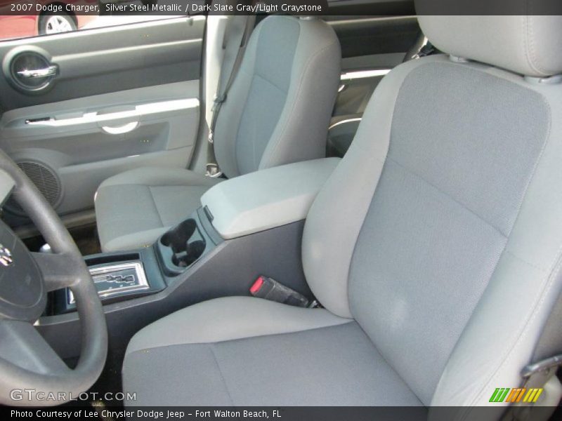 Silver Steel Metallic / Dark Slate Gray/Light Graystone 2007 Dodge Charger