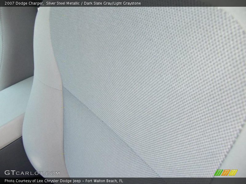 Silver Steel Metallic / Dark Slate Gray/Light Graystone 2007 Dodge Charger
