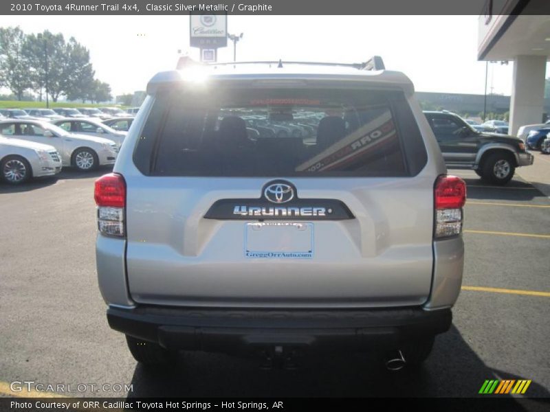 Classic Silver Metallic / Graphite 2010 Toyota 4Runner Trail 4x4