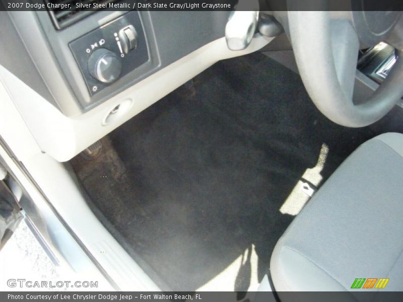 Silver Steel Metallic / Dark Slate Gray/Light Graystone 2007 Dodge Charger