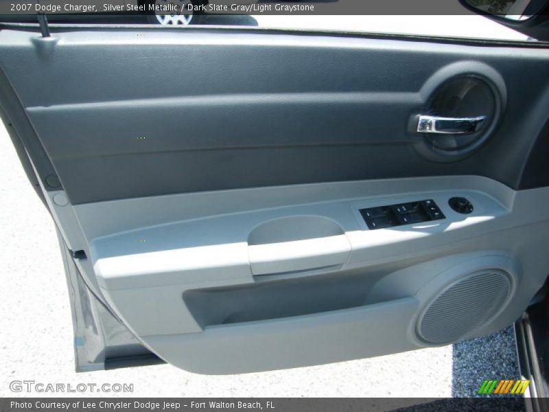 Silver Steel Metallic / Dark Slate Gray/Light Graystone 2007 Dodge Charger