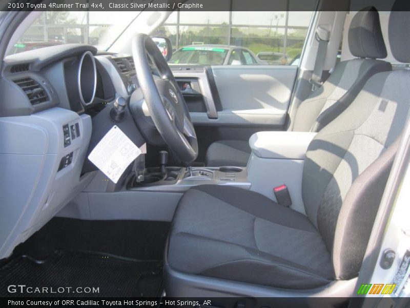 Classic Silver Metallic / Graphite 2010 Toyota 4Runner Trail 4x4