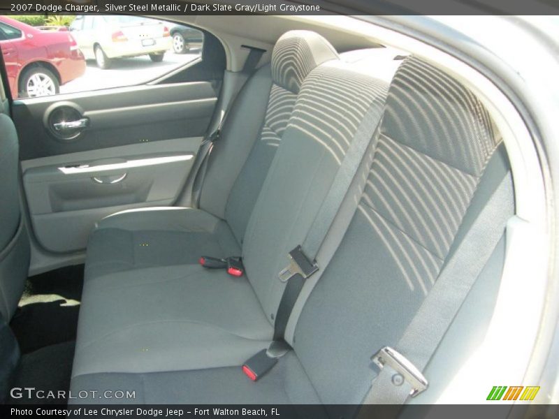Silver Steel Metallic / Dark Slate Gray/Light Graystone 2007 Dodge Charger