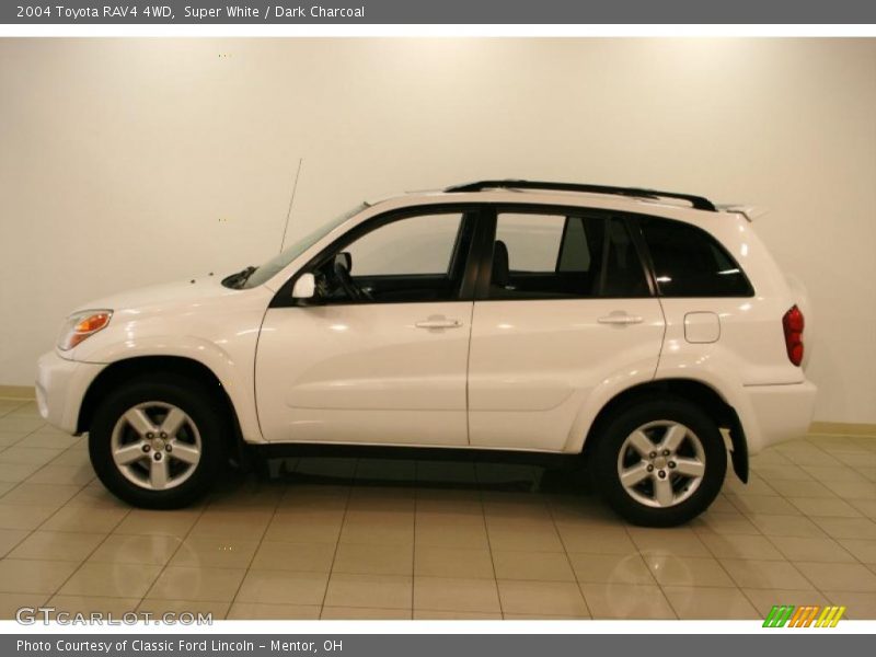 Super White / Dark Charcoal 2004 Toyota RAV4 4WD