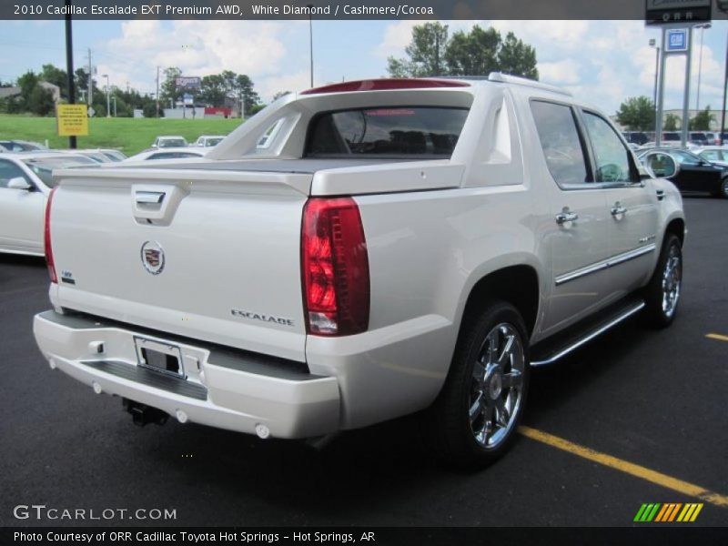 White Diamond / Cashmere/Cocoa 2010 Cadillac Escalade EXT Premium AWD