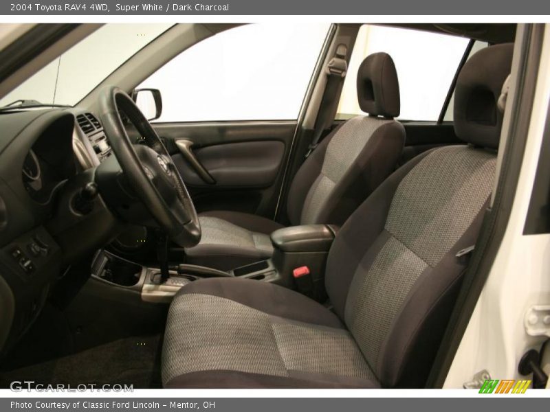 Super White / Dark Charcoal 2004 Toyota RAV4 4WD