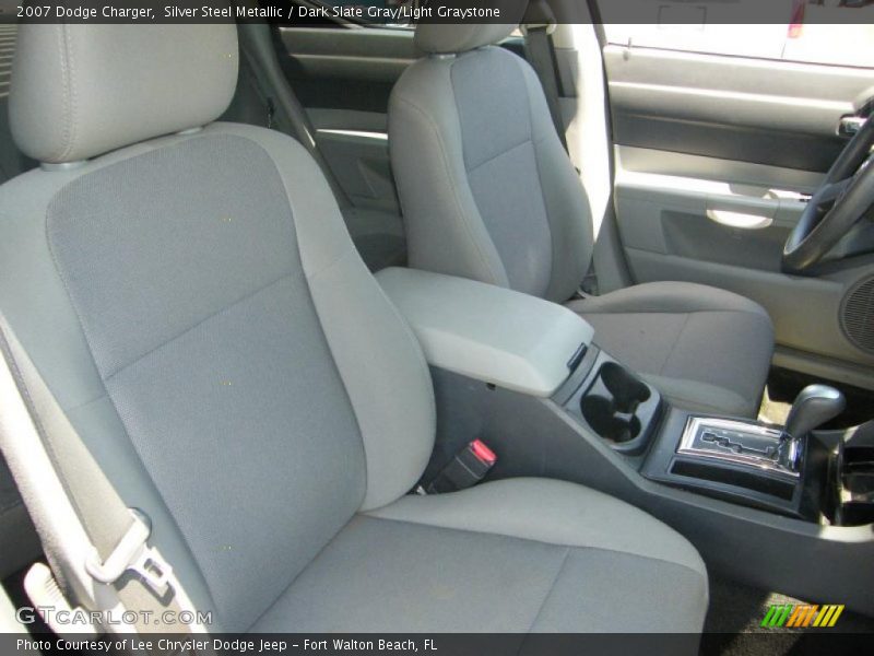 Silver Steel Metallic / Dark Slate Gray/Light Graystone 2007 Dodge Charger