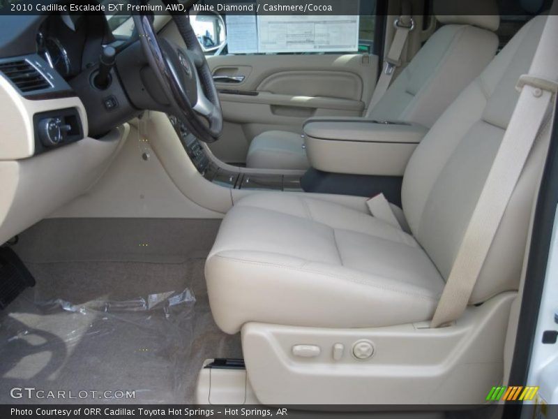 White Diamond / Cashmere/Cocoa 2010 Cadillac Escalade EXT Premium AWD