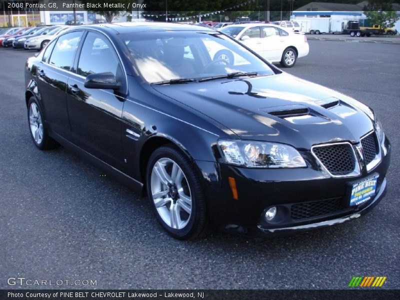 Panther Black Metallic / Onyx 2008 Pontiac G8