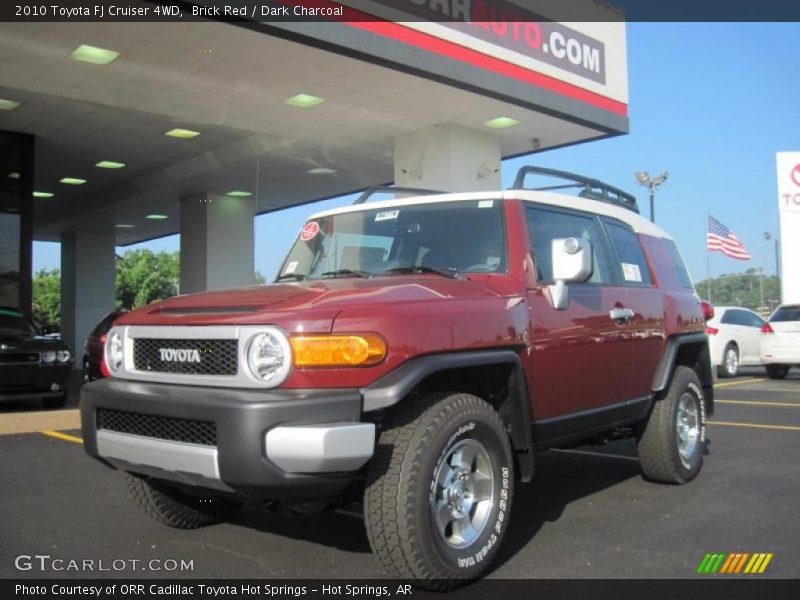Brick Red / Dark Charcoal 2010 Toyota FJ Cruiser 4WD