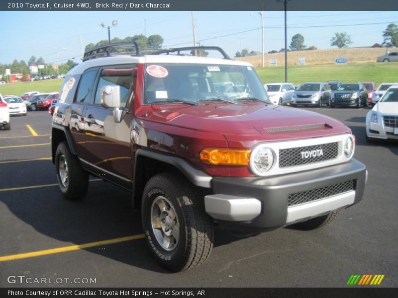 Brick Red / Dark Charcoal 2010 Toyota FJ Cruiser 4WD