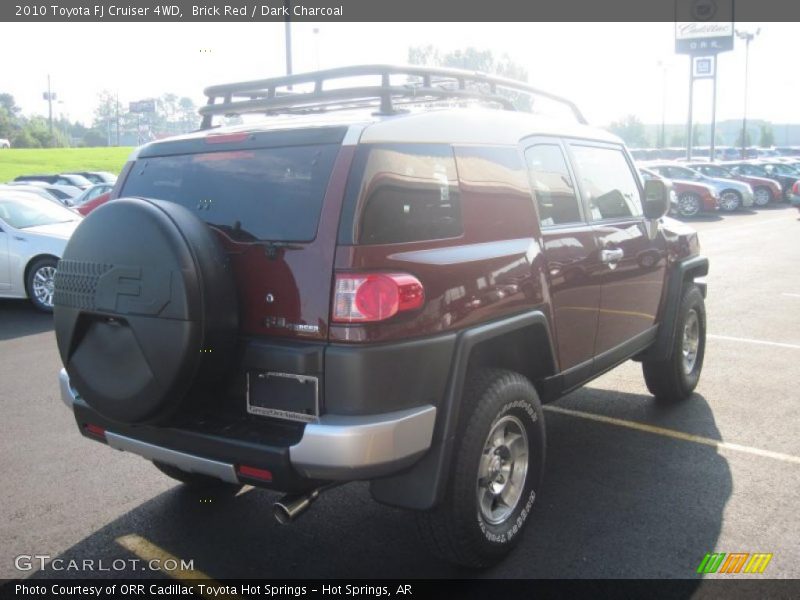 Brick Red / Dark Charcoal 2010 Toyota FJ Cruiser 4WD