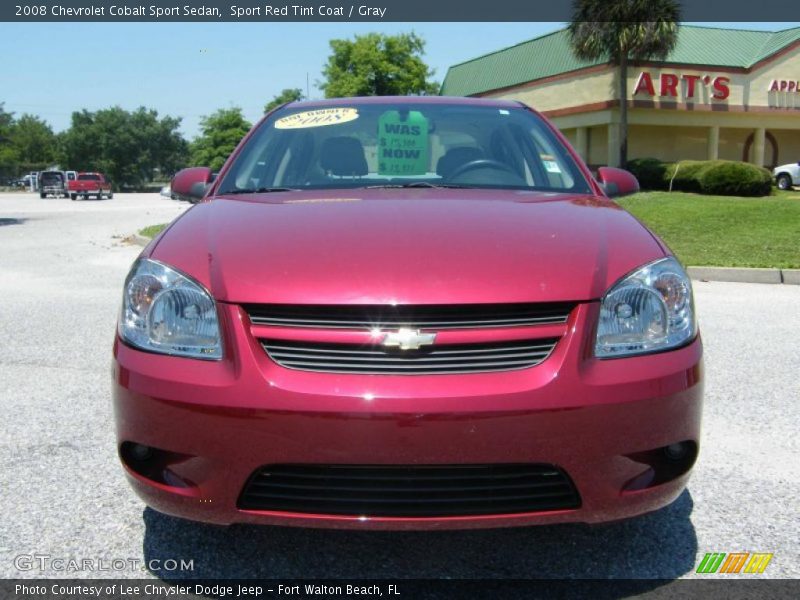 Sport Red Tint Coat / Gray 2008 Chevrolet Cobalt Sport Sedan