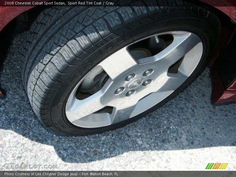 Sport Red Tint Coat / Gray 2008 Chevrolet Cobalt Sport Sedan