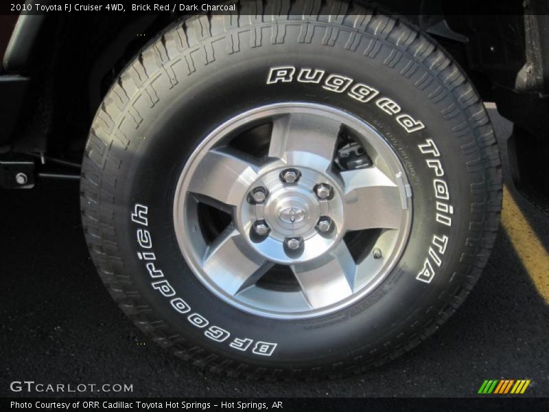 Brick Red / Dark Charcoal 2010 Toyota FJ Cruiser 4WD