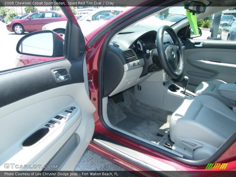 Sport Red Tint Coat / Gray 2008 Chevrolet Cobalt Sport Sedan