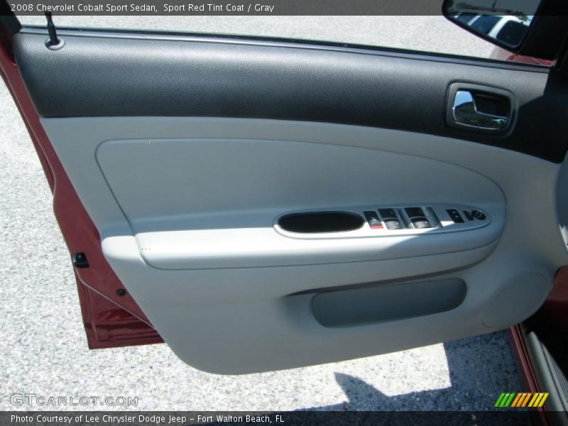 Sport Red Tint Coat / Gray 2008 Chevrolet Cobalt Sport Sedan