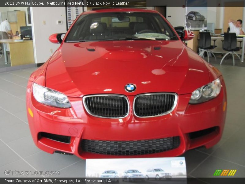 Melbourne Red Metallic / Black Novillo Leather 2011 BMW M3 Coupe