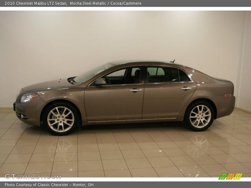 Mocha Steel Metallic / Cocoa/Cashmere 2010 Chevrolet Malibu LTZ Sedan