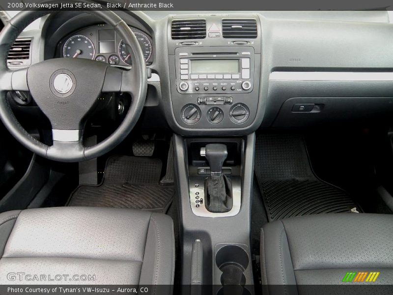 Black / Anthracite Black 2008 Volkswagen Jetta SE Sedan
