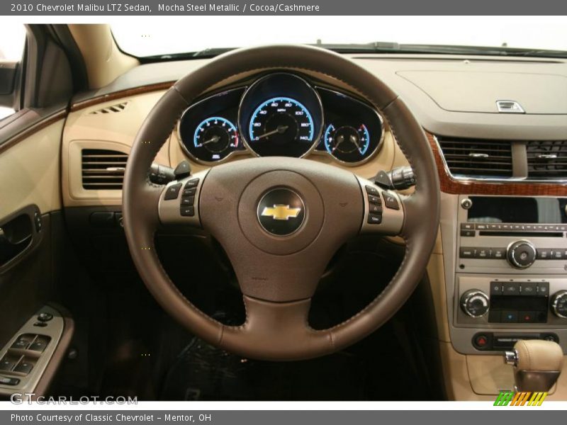 Mocha Steel Metallic / Cocoa/Cashmere 2010 Chevrolet Malibu LTZ Sedan