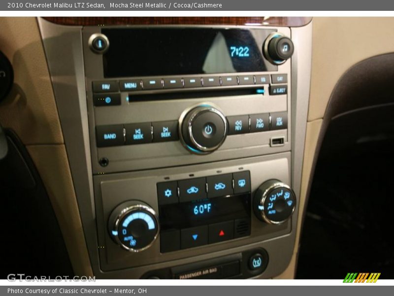 Mocha Steel Metallic / Cocoa/Cashmere 2010 Chevrolet Malibu LTZ Sedan