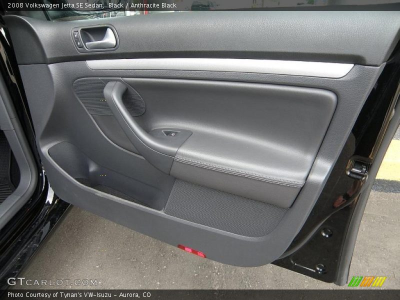 Black / Anthracite Black 2008 Volkswagen Jetta SE Sedan