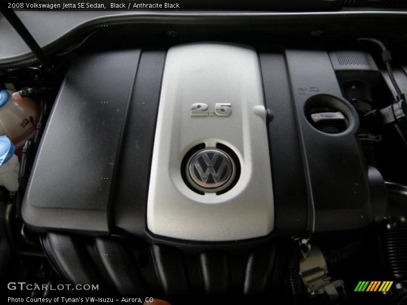 Black / Anthracite Black 2008 Volkswagen Jetta SE Sedan