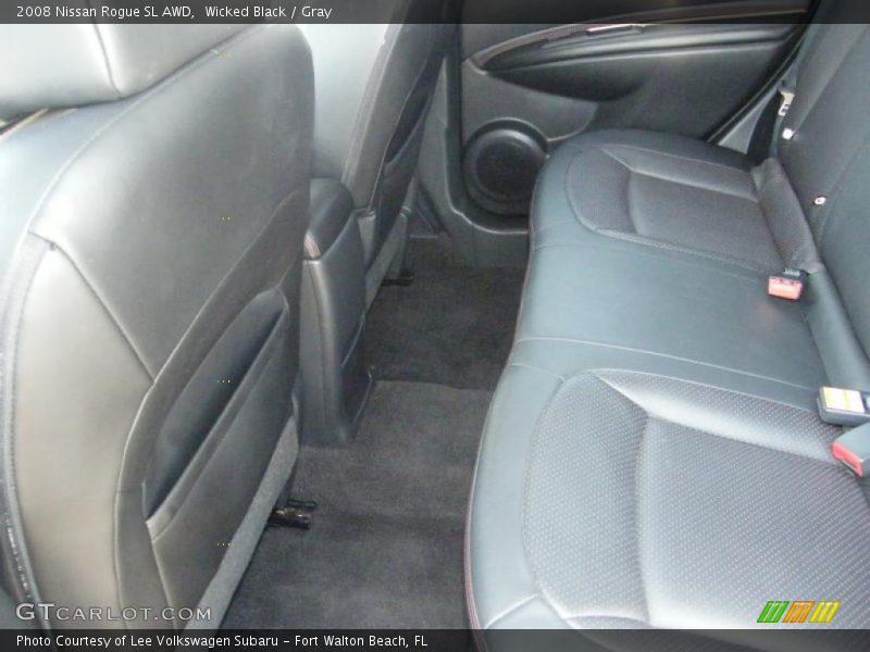 Wicked Black / Gray 2008 Nissan Rogue SL AWD