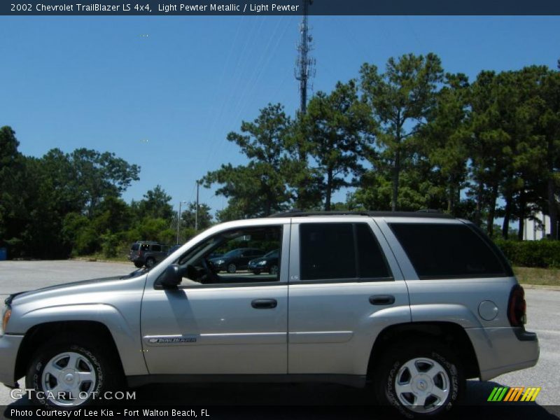 Light Pewter Metallic / Light Pewter 2002 Chevrolet TrailBlazer LS 4x4