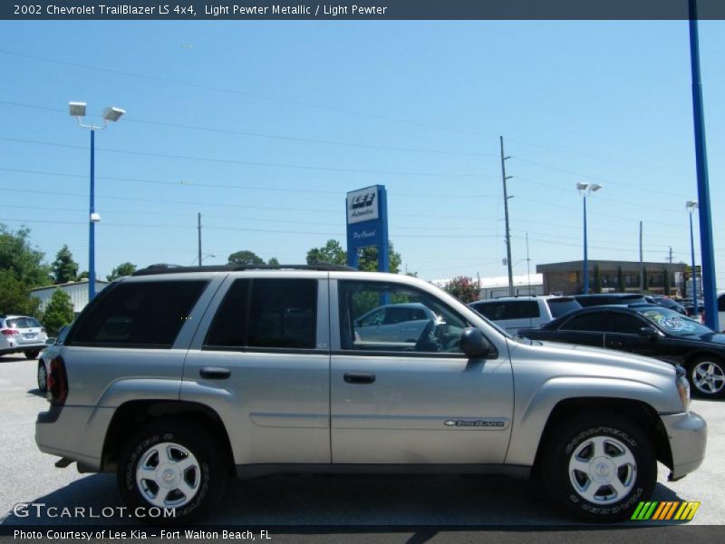 Light Pewter Metallic / Light Pewter 2002 Chevrolet TrailBlazer LS 4x4