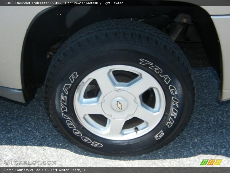 Light Pewter Metallic / Light Pewter 2002 Chevrolet TrailBlazer LS 4x4