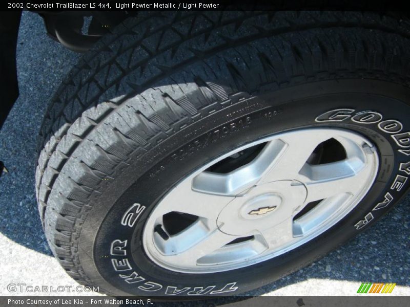 Light Pewter Metallic / Light Pewter 2002 Chevrolet TrailBlazer LS 4x4